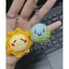 Móc khoá cặp đôi trái đất và mặt trời bằng len handmade đáng yêu