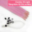 Combo 10 Tép Light Nối Tóc Tặng Kèm Chì Nối Tóc, Tóc Giả highlight Nối Chì Tạo Line Cho Nữ Qiqishop