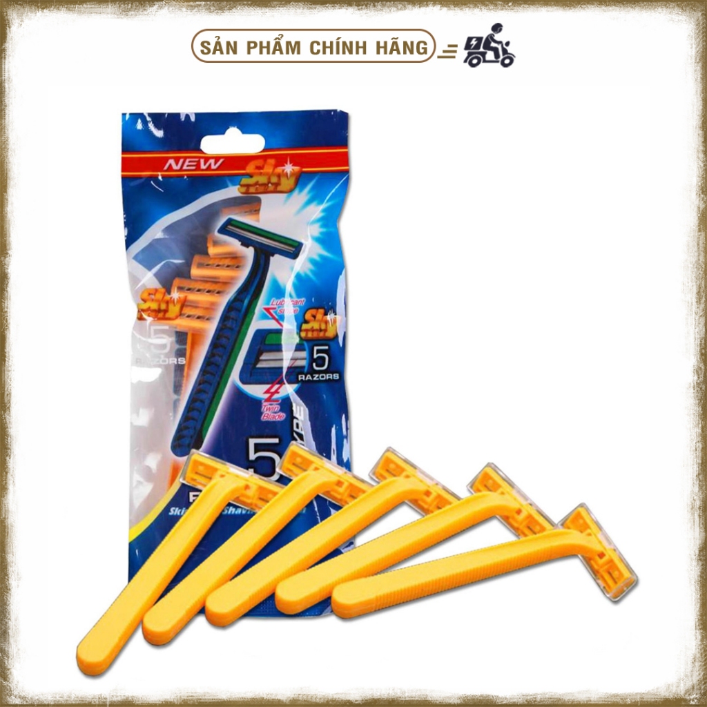 Dao cạo râu Razors Bịch 5 Cái 2 lưỡi | Shopee Việt Nam
