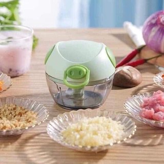 Dụng cụ xay tỏi ớt đa năng bằng tay và xay bằng điện , Dụng cụ xay tỏi ớt kéo tay