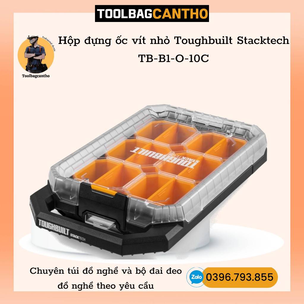 Hộp đựng ốc vít nhỏ Toughbuilt Stacktech TB-B1-O-10C | Shopee Việt Nam