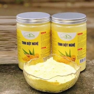 Tinh bột nghệ vàng nguyên chất AnNut, bột nghệ nguyên chất an toàn tốt cho sức khỏe [Annut Healthy]