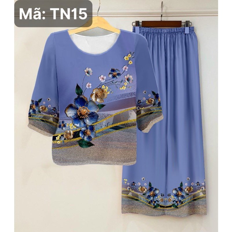 SET LỤA TRUNG NIÊN CAO CẤP LOẠI 1, ĐẸP SANG CHO CHỊ EM | Shopee Việt Nam