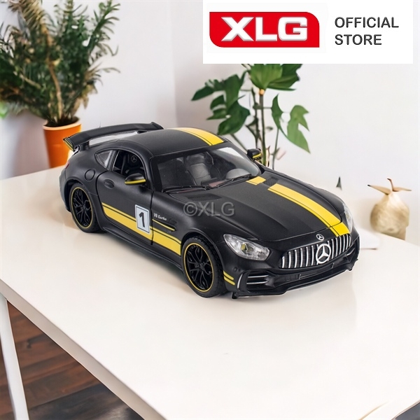 Ảnh Mô hình xe thể thao Mercedes Benz AMG GTR 1:24 cao cấp bằng hợp kim 1