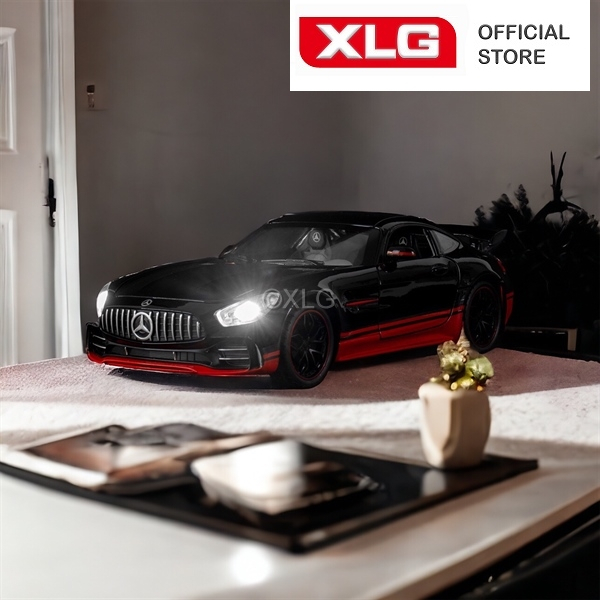 Ảnh Mô hình xe thể thao Mercedes Benz AMG GTR 1:24 cao cấp bằng hợp kim 3