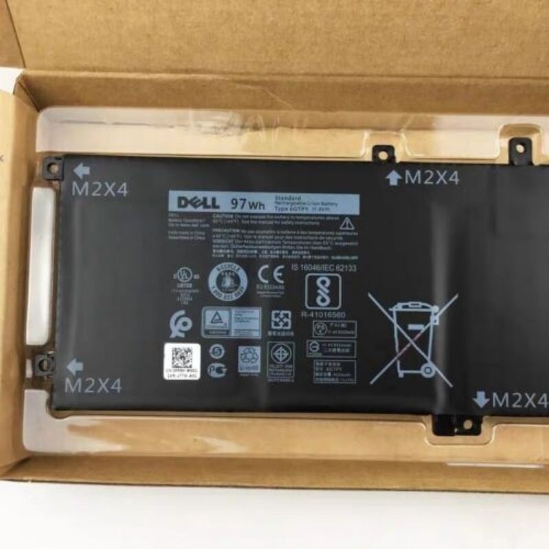 Batteria Dell XPS 15 H5H20 Batteria H5H20 56Wh 11.4V 3 Celle Per Dell XPS 15 9550/9560/9570/7590 E Precision 5510/5520/5530/5540