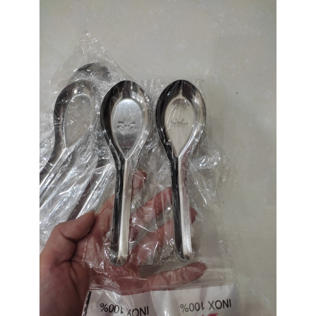 combo 10 THÌA, MUỖNG INOX, ĂN CƠM, PHỞ, THÌA CÀ PHÊ ĐỦ LOẠI INOX KHÔNG RỈ