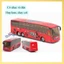 Đồ chơi mô hình xe bus đón đoàn thể thao chất liệu hợp kim, có nhạc và đèn, chạy cót