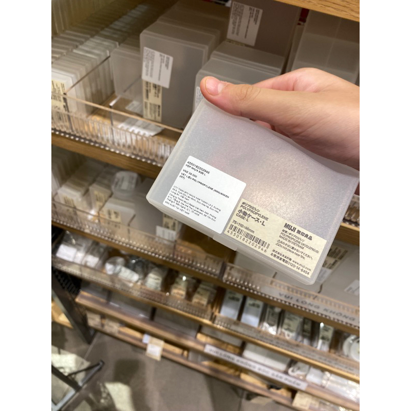 Hộp đựng card,sticker MUJI chính hãng | Shopee Việt Nam
