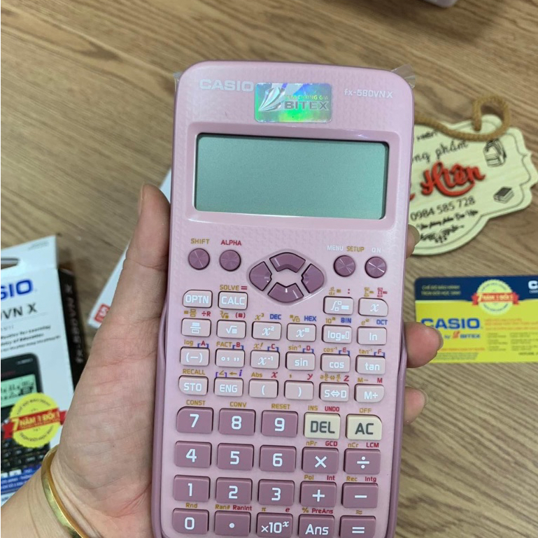 May tinh Casio fx 580 may tinh khoa h c v i 520 ch c n ng c phep mang vao phong thi