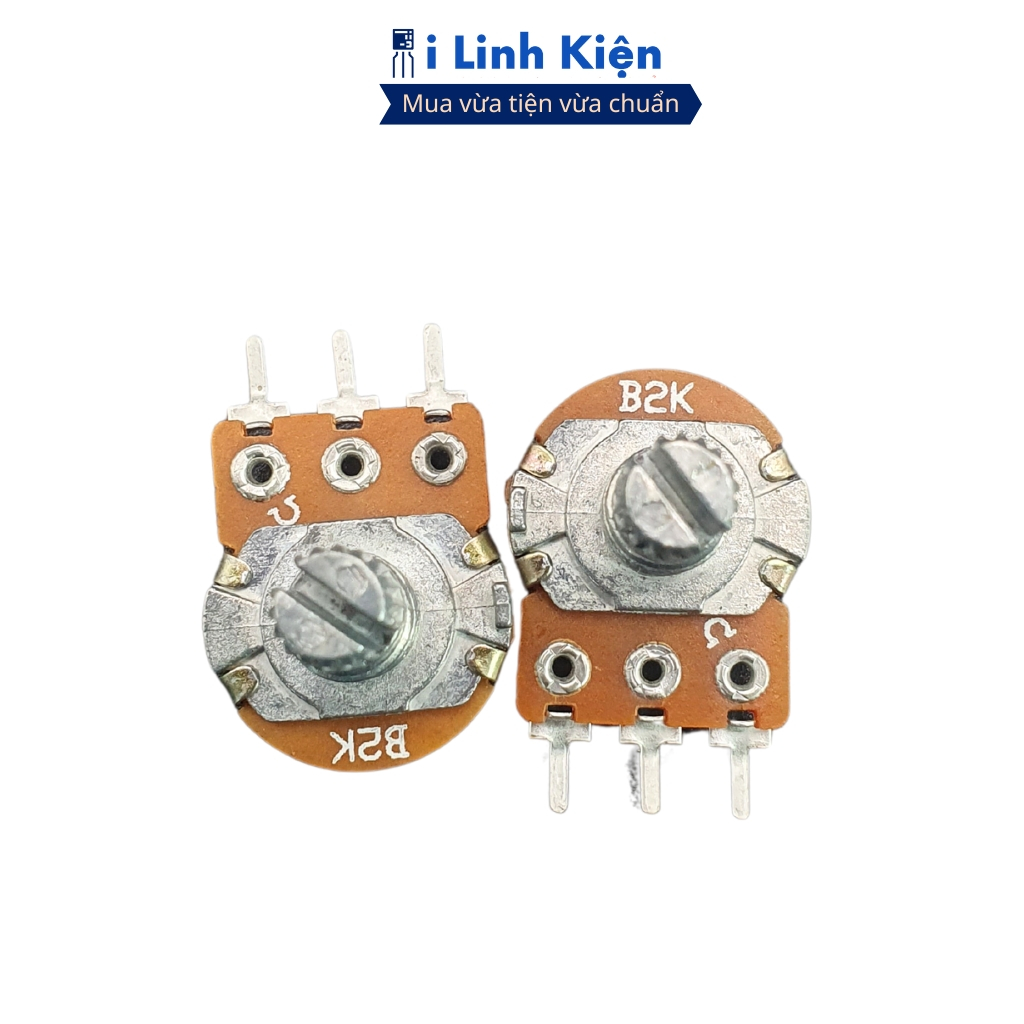 Triết áp đơn ( Không kèm ốc)1K 2K 5K 10K 20K 50K 100K 250K 500K 1M WH148 15mm chất lượng tốt ilinhkien