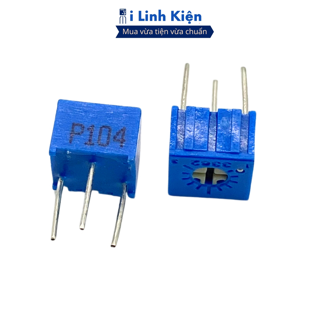 Biến trở vuông 500K 3362P-504 túi 10 con chất lượng tốt ilinhkien