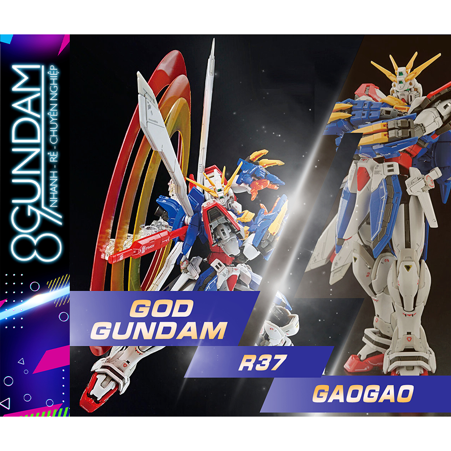 [CÓ SẴN] BẢN MỚI! Mô Hình Lắp Ráp RG R37 God Fighter (tặng kèm base ...