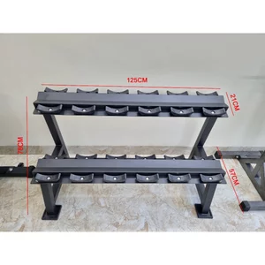 Giá để tạ tay 2 tầng loại 6 cặp tạ Kingbox GD-206 ( 1 đổi 1 trong 7 ngày)
