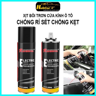Xịt Bôi Trơn Cửa Kính Ô Tô Xịt Dưỡng Gioăng Cao Su Ô Tô Bản Lề Cửa Chống Rỉ Sét Chống Kẹt 268ml