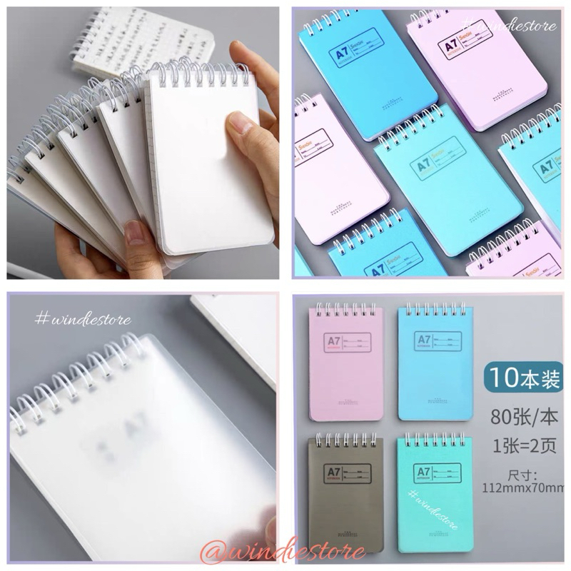Sổ Ghi Chú A7, Sổ Tay mini Windie Xinh Xắn, Nhỏ Gọn, Thời Thượng, Đơn ...