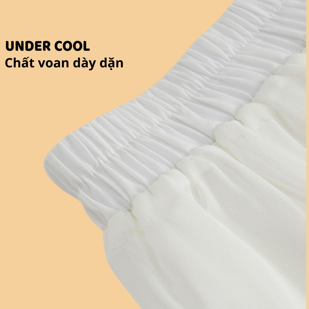 Chân Váy UNDERCOOL Xoè Nhún Chất Voan Mềm Bản Dài / Ngắn K31 - CV21