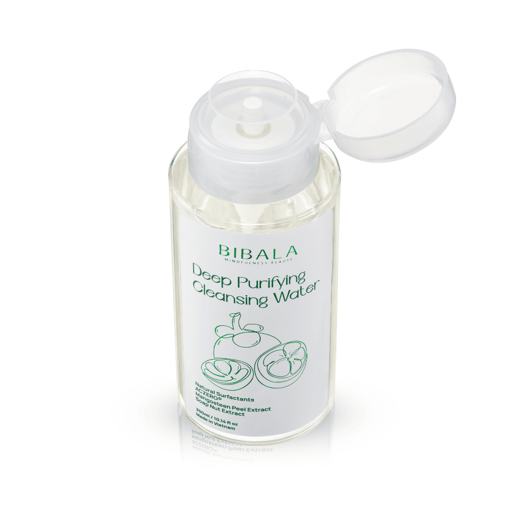Ảnh Nước tẩy trang lành tính dịu da DEEP PURIFYING CLEANSING WATER BIBALA 300ML 3