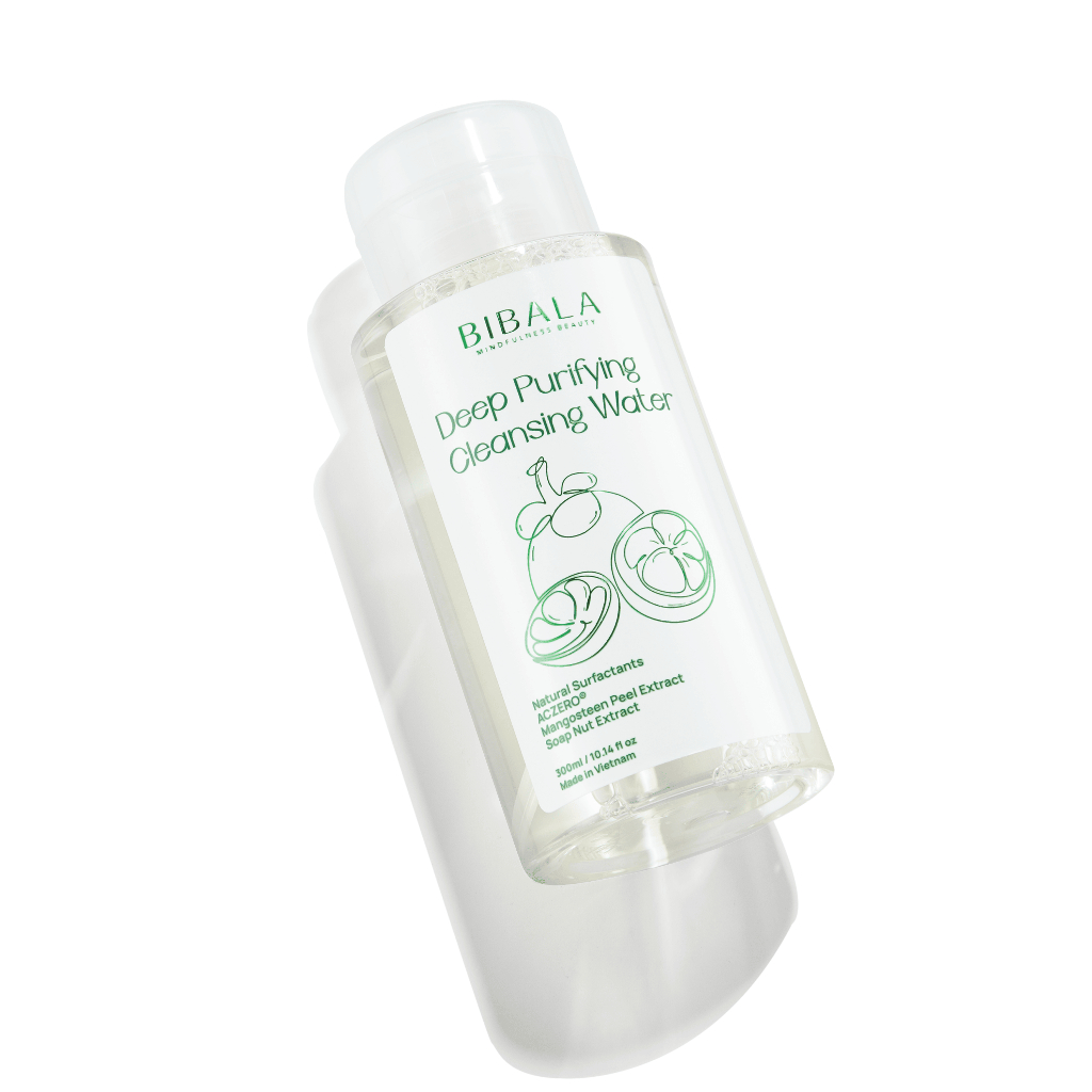Ảnh Nước tẩy trang lành tính dịu da DEEP PURIFYING CLEANSING WATER BIBALA 300ML 4