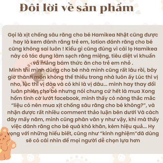Xịt chống sâu răng Hamikea 30ml xịt chống sâu răng cho bé