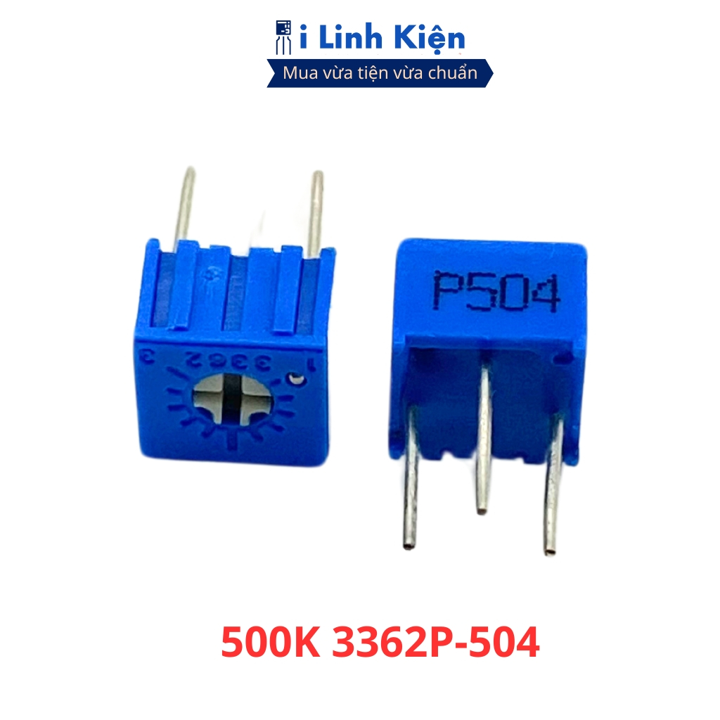 Biến trở vuông 500K 3362P-504 túi 10 con chất lượng tốt ilinhkien