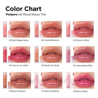 Son Tint Bóng Peripera Ink Mood Glowy Tint Căng Bóng Hàn Quốc Nhập Khẩu Chính Hãng - Bebeau
