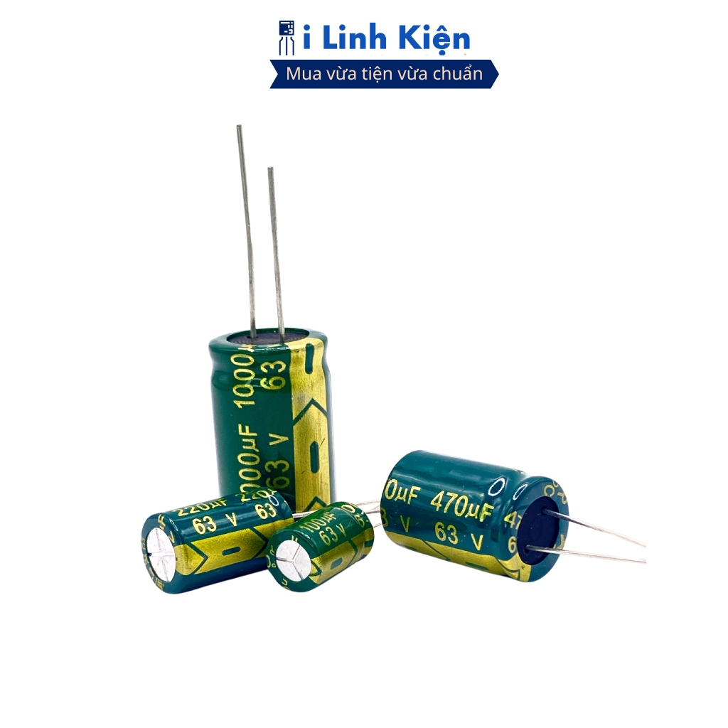 Tụ hóa 63V 2200uF 18x30mm tần số cao chất lượng cao ilinhkien