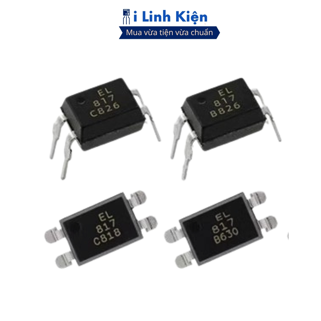 Ic quang EL817 EL817C SOP-4/DIP-4 chính hãng Everlight ilinhkien