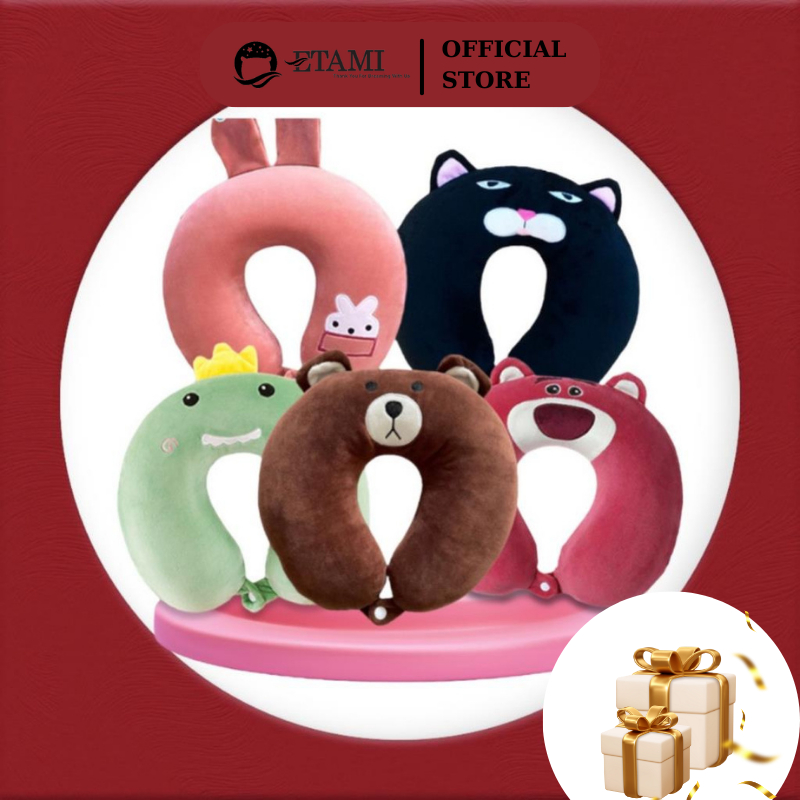 Ảnh GỐI CHỮ U ETAMI VĂN PHÒNG TIỆN DỤNG, CÓ NÚT BẤM-GỐI KÊ CỔ CHỮ U,HÀNG LOẠI 1, ĐƯỢC CHỌN MẪU 2