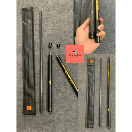 Gậy Bida phá nhảy, Cơ bi a carbon phá nhảy 3 khúc - nhảy khỉ vàng, nhảy crack