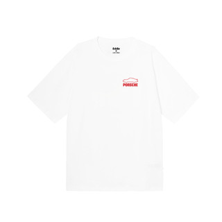 Áo thun nữ local brand màu hồng nam unisex need money for Porsche cotton mùa hè ngắn tay lỡ [A231]