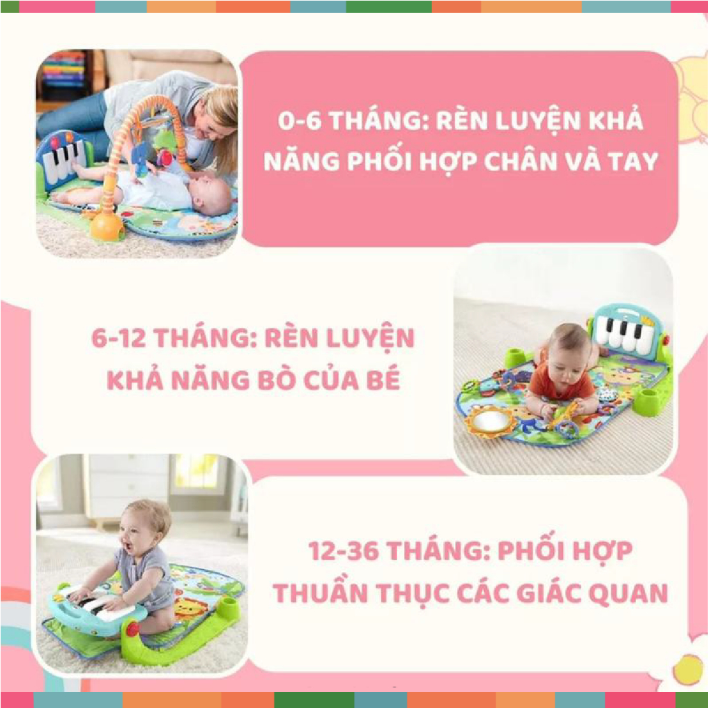 Thảm Nhạc,Thảm Đàn Piano Cho Bé Mẫu 9BABY  - Hình thú ngộ nghĩnh cho bé Đậu Đậu Store