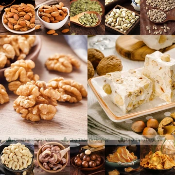 Hạt óc chó 100g, nhân óc chó, tách vỏ, hạt ngũ cốc dinh dưỡng, nấu sữa hạt, ăn kiêng, giảm cân