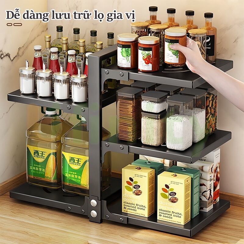 Lifinity Kệ Để Xoong Nồi 2/3/4/5 Tầng, Kệ Đa Năng Có Thể Điều Chỉnh, Dùng Để Trên Kệ Bếp