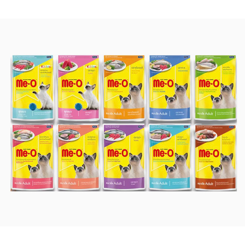 Pate Thức Ăn Ướt Giàu Dinh Dưỡng Cho Mèo Me-O - 80g