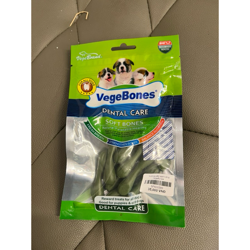 XƯƠNG THƯỞNG VEGABONE CHO CHÓ SIÊU NGON 60GR,xương gặm sạch răng chó mèo
