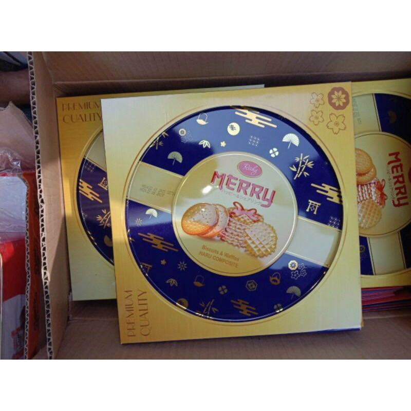 Bánh quy hộp thiếc MERRY 288g- có ship hoả tốc HCM | Shopee Việt Nam