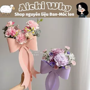 Hộp bìa gói hoa Hình Nơ dùng để đựng/bó Hoa