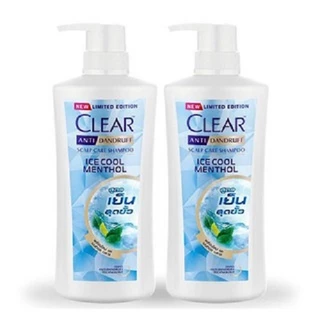 SALE SỐC Dầu Gội Đầu Clear Men Bạc Hà Thái Lan CHAI 450ML