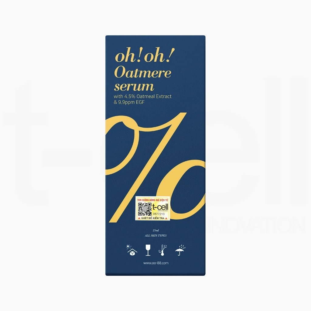 [CHÍNH HÃNG] Tinh Chất Tế Bào Gốc Oh! Oh!, Tái Tạo Da Oh! Oh! Oatmere Serum (Oat Extract & 9,9ppm EGF)