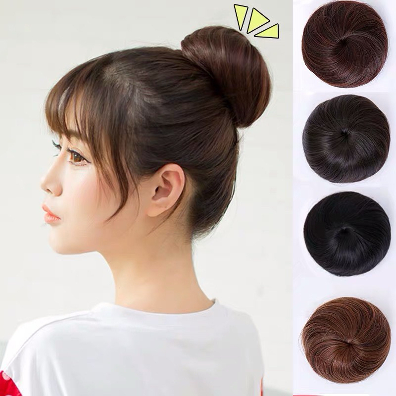 [SỈ TÓC GIẢ] COMBO 5,10,20 BÚI TRÒN TÓC GIẢ CÓ CÀI DÂY RÚT CHO NỮ HÀNG CAO CẤP