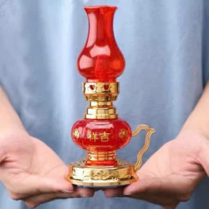 Đèn Dầu Điện chạy pin Đồ thờ cúng