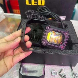 Đèn bi cầu trợ sáng cho ô tô, xe máy, xe tải dùng chung điện 12v và 24v