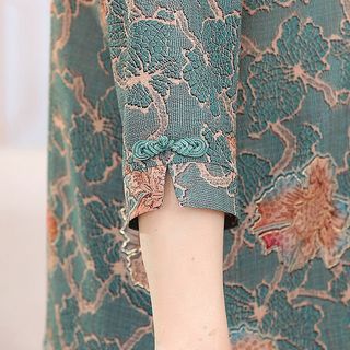 Áo sơ mi mới mùa hè của bà 65 tuổi, áo sơ mi nữ cao cấp 70 tuổi