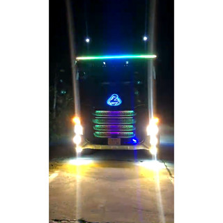 Bộ 4 dây đèn sao băng nháy nhiều màu và nhiều chế độ trang trí cho xe ô tô, xe tải