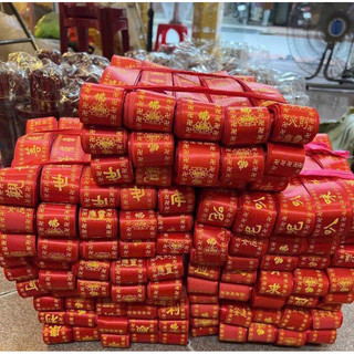 Kho Sỉ 100 Dây Ứớt Nguyện - Dây Phúc Đới Trang Trí Chùa - Cầu An - Cầu Tài Lộc