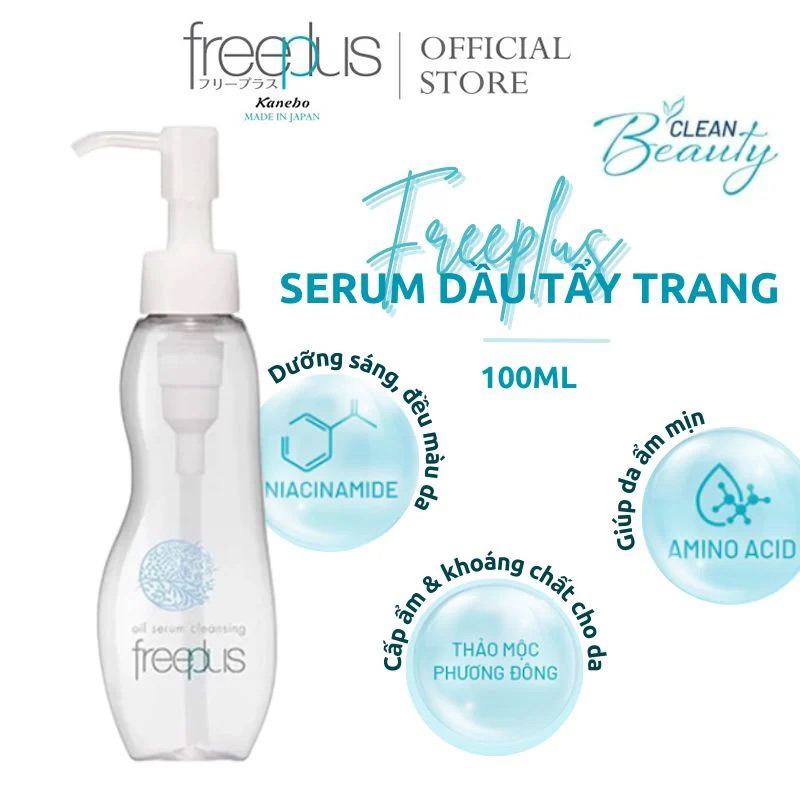 [HSD 1/2025] Dầu Tẩy Trang Tinh Chất Serum Dịu Nhẹ Freeplus Oil Serum ...