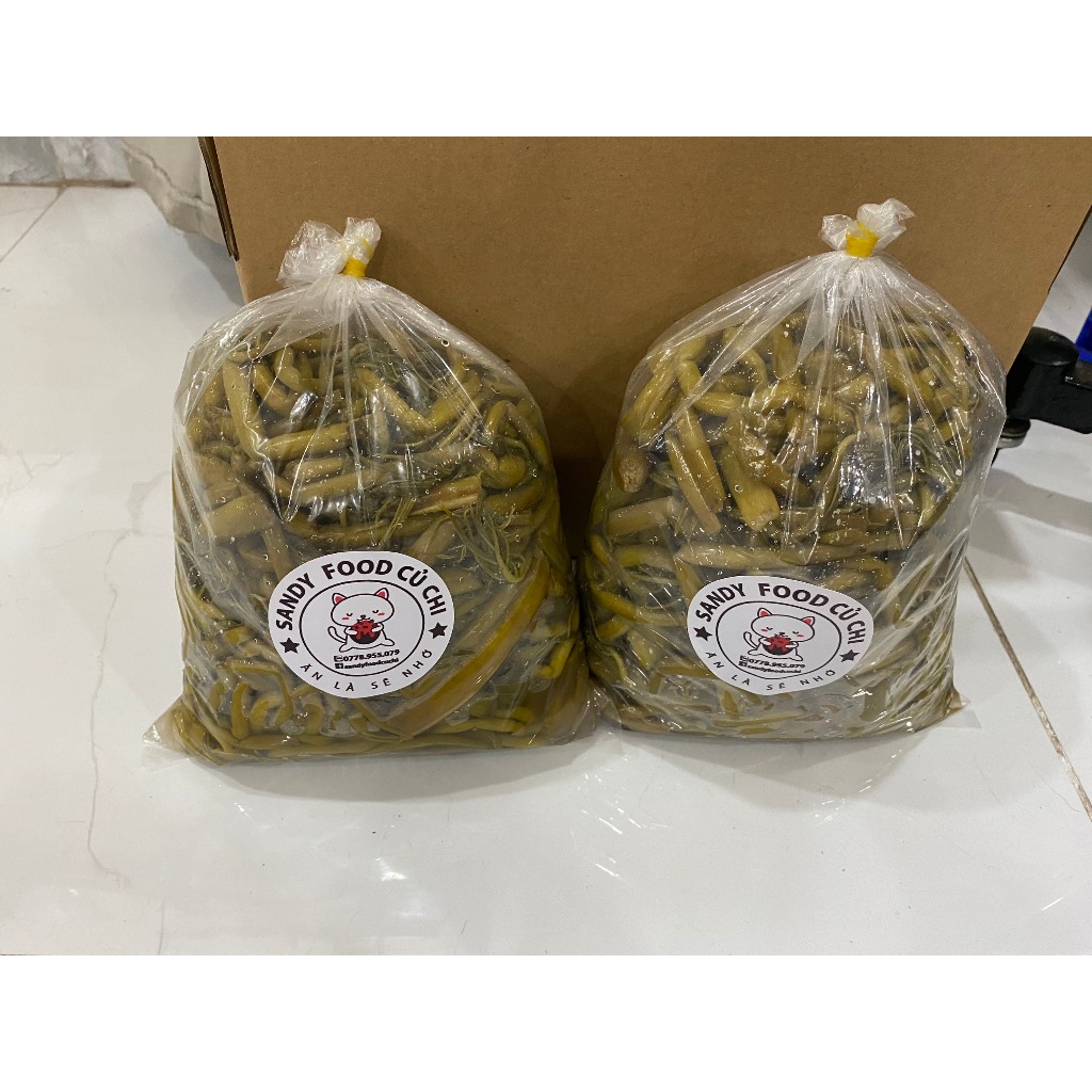 [Đặc sản Củ Chi] 1kg Rau móp chua (cân rau không cân nước], hàng loại 1-dùng thử