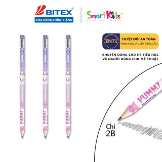 Bút chì đen 2B Pommy Collection SmartKids PC23 (12 cây/hộp)
