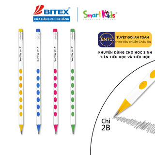 Combo 3/6/12 Bút chì Định vị Smartkids Gira PC22 chuẩn 2B cho học sinh (12 cây/hộp)